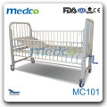 MC101 manual hospital kids beds with slide